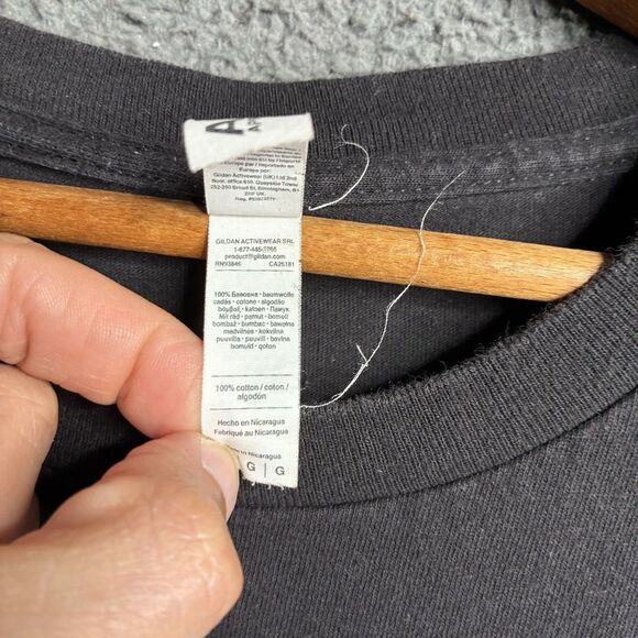 Travis Scott Welcome to Astroworld T-Shirt Men’s Size Large Thick Paint Graphic - Picture 10 of 12